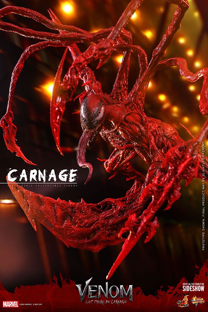 Hot Toys Marvel Carnage Deluxe Version Sixth Scale Figure MMS620